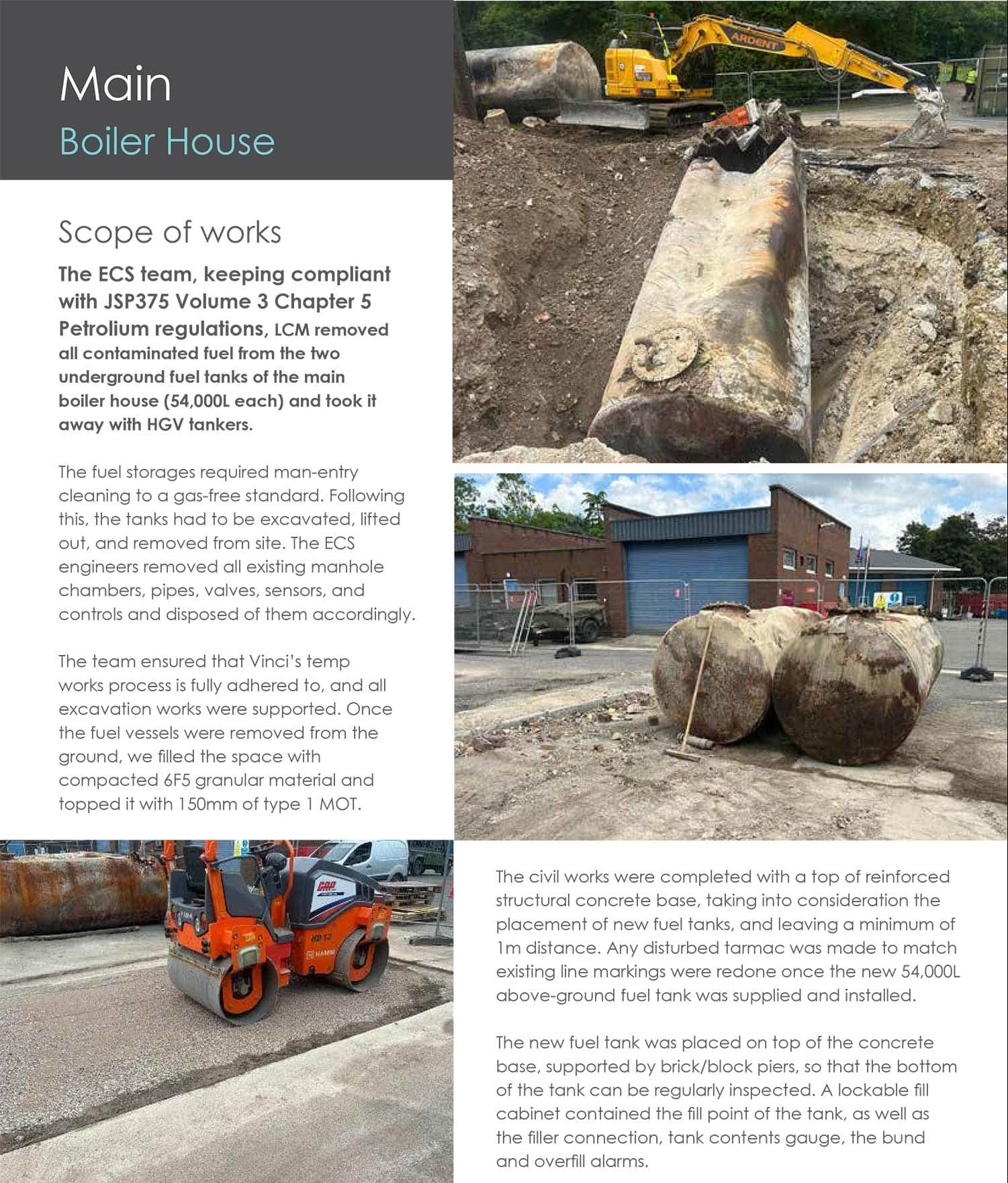 Boiler Houses Decommissioning and Replacement